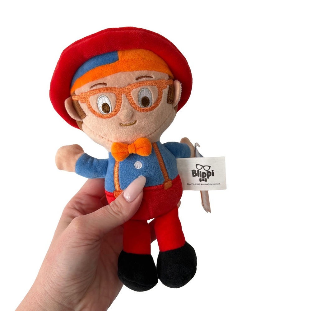 Blippi Firefighter Plush New